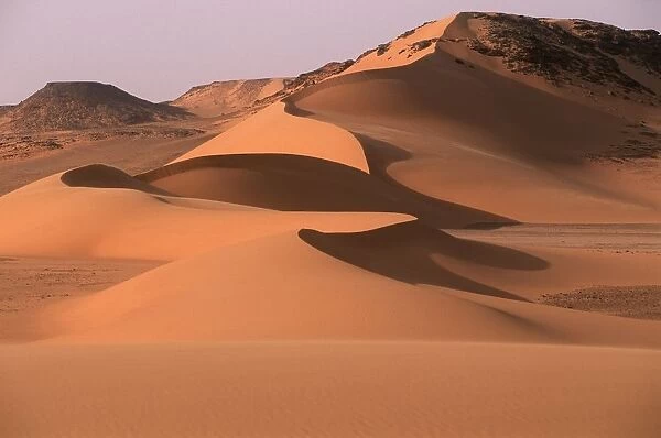 Egypt, Western Desert, Libyan Desert, Gilf Kebir, Sand dunes