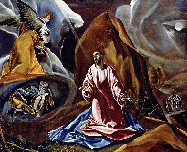 El Greco (1541-1614) Greek painter, Christ in Gethsemane