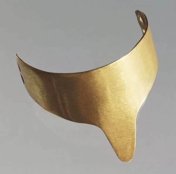 Eneolithic gold votive diadem from tomb 34 of Varna excavations, Bulgaria