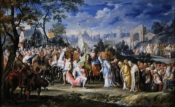 Entry of Alexander the Great into Babylon. Babylon surrendered to Alexander