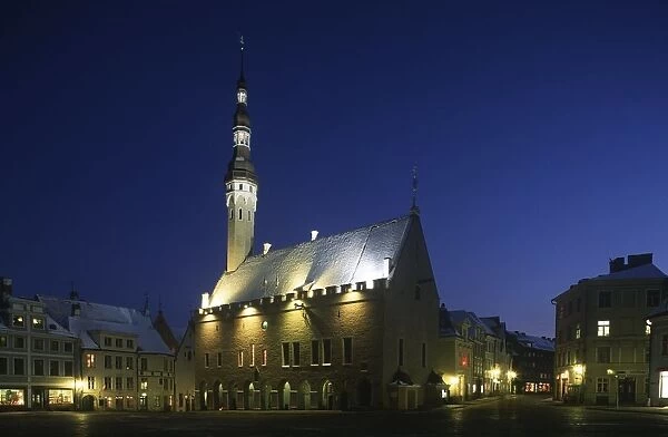 Estonia, Tallinn, Historic Centre, old town, Vanalinn, Medieval City, Raekoda building