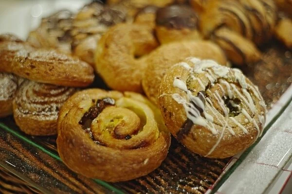 Estonia, Tallinn, pastry swirls at Mademoiselle cafAZ