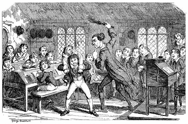 February - Cutting Weather. A typical day at Dr Swishtails Academy. George Cruikshank