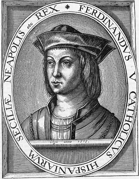 Ferdinand II (1452-1516) of Aragon, the Catholic, Ferdinand V of Castile. Husband of Isabella