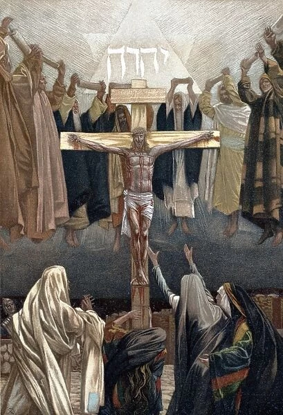 It is Finished : Christs last words from the Cross. Illustration by JJ Tissot