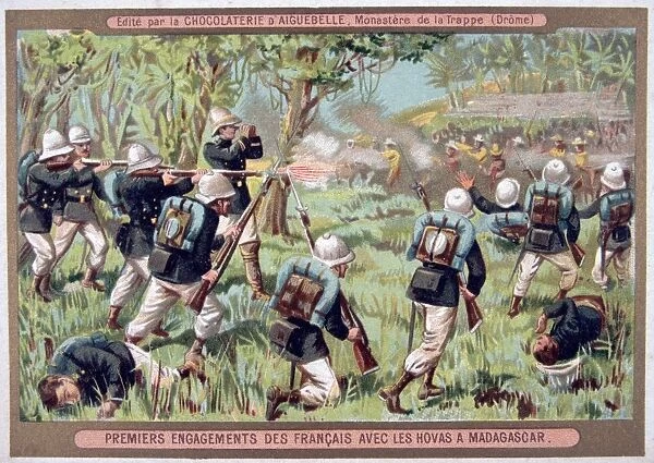 First Franco-Hova War 1883-1886: First engagement between French and Madagascan forces