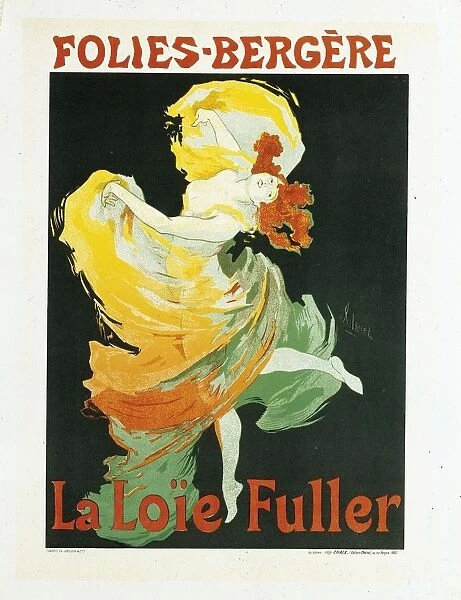 Folies Bergere. La Loie Fuller, poster by Jules Cheret
