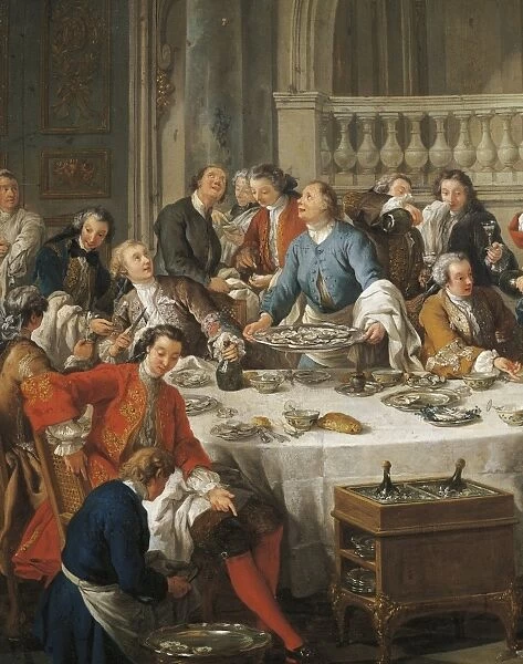France, Chantilly, The Oyster Lunch (Le Dejeuner d Huitres)