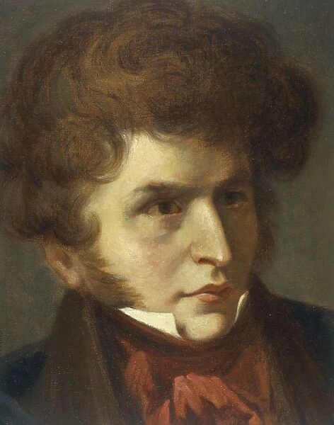 France, La-Cote-Saint-Andre, Portrait of Hector Berlioz