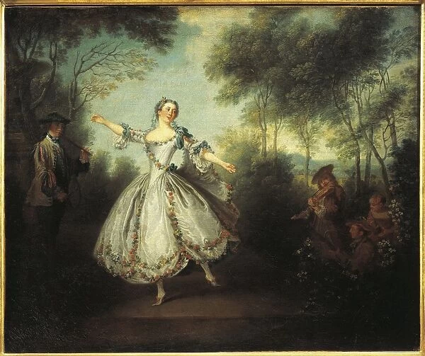 France, Nantes, Portrait of the dancer Marie Anne de Cupis de Camargo