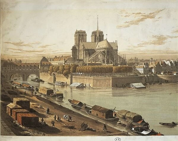 France, Paris, Cathedral of Notre-Dame de Paris