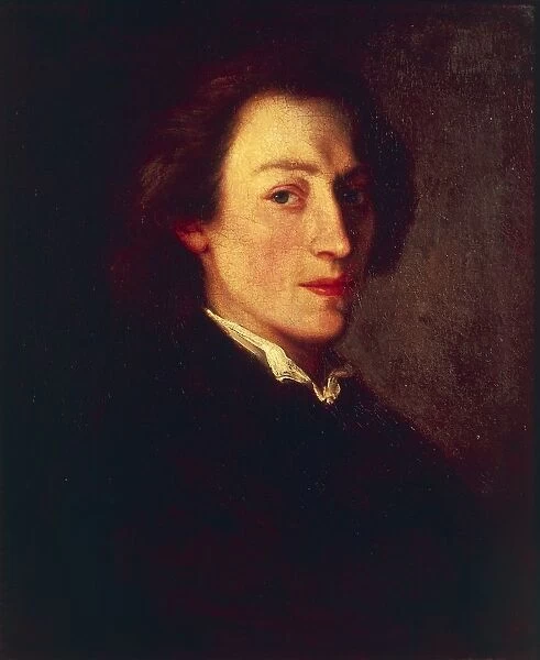 France, Versailles, Portrait of Polish composer and pianist Frederic Chopin (1810 - 1849)