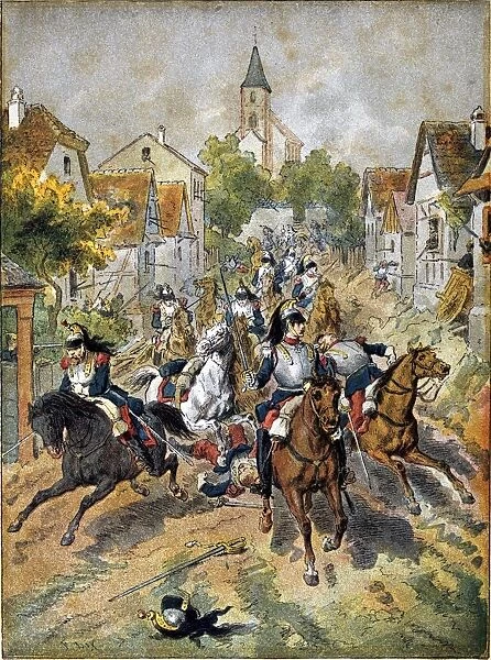 Franco-Prussian War 1870-1871: Battle of Reichshoffen also called Battle of Worth, 5 August 1870