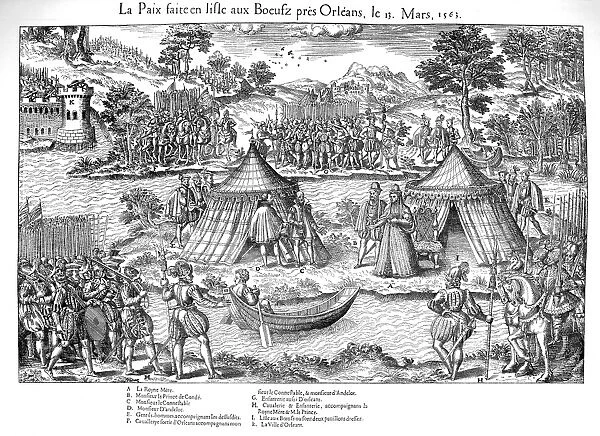 French Religious Wars 1562-1968. The Peace of Amboise, 12 March 1563, which ended