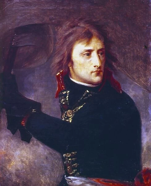 General Napoleon Bonaparte (1769-1821) at Arcole 1796. Napoleon I (1769-1821)