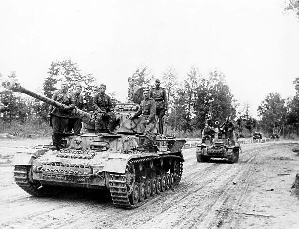 German tiger tanks, captured intactly by red army men