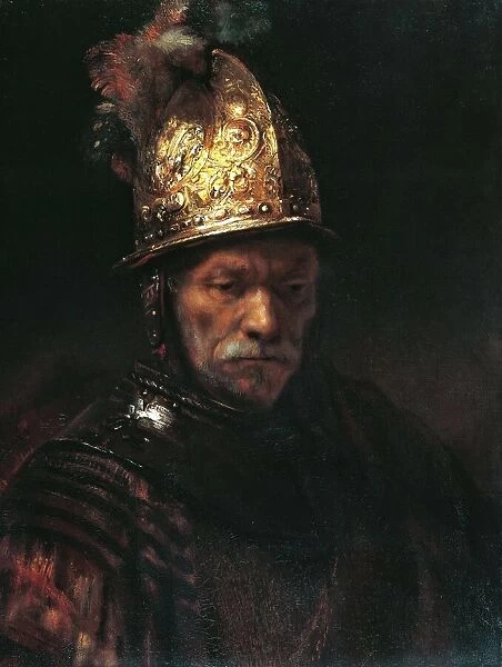 Germany, Berlin, The Man with the golden helmet painting