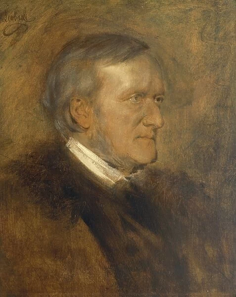 Germany, Portrait of Wilhelm Richard Wagner (1813 - 1883), German composer, librettist, conductor and essayst, 1882