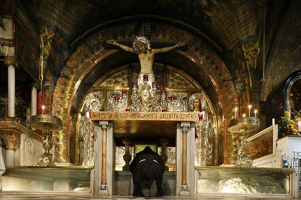 Golgotha chapel at the Church of the Holy Sepulchre