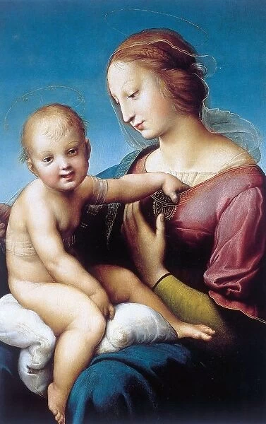 Grande Madonna Cowper Date 1506 by Raphael (April 6 1483 - April 6 1520), Italian painter