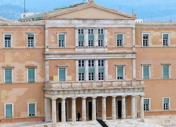 Greece, Athens, Parliament House (Old Royal Palace)