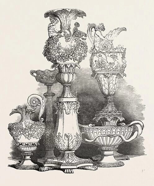 Group Of Maltese Vases