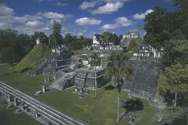 Guatemala, El Peten Department, Tikal National Park, Great Plaza