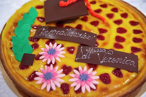 H. alzano Lombardo. bergamo Province. lombardy. italy. graduation. sweets. cake. topicality. borella. Italyn