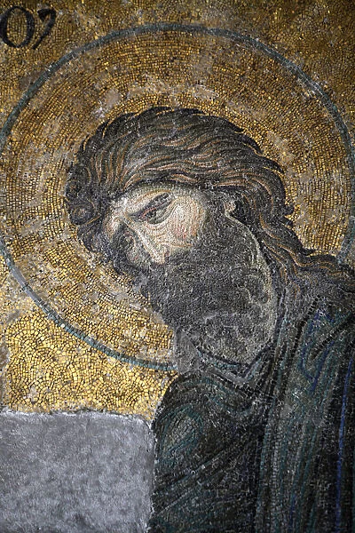 Hagia Sophia Deesis mosaic - John the Baptist