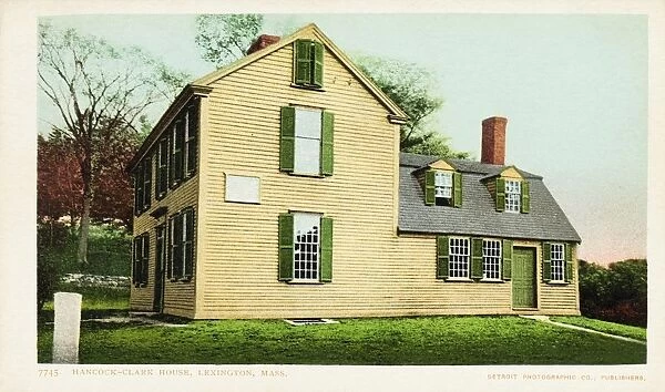 Hancock-Clark House, Lexington, Mass Postcard. ca. 1888-1905, Hancock-Clark House, Lexington, Mass Postcard