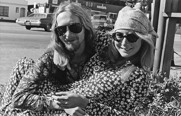 A Happy Hippie Couple