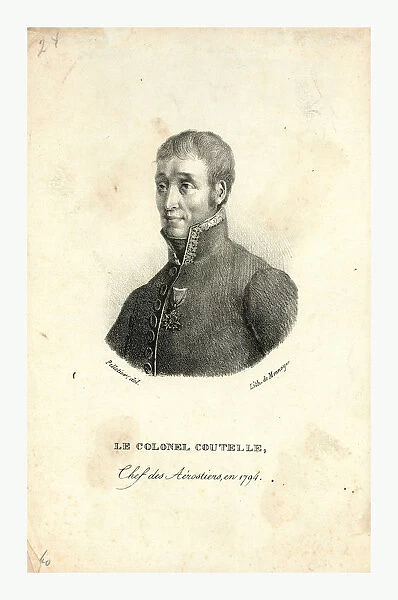 Head-and-shoulders Portrait Of Jean Marie Joseph Coutelle