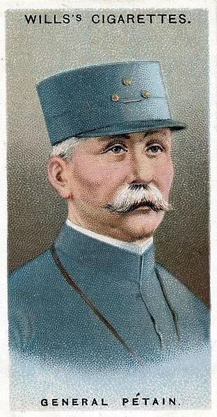 Henri Philippe Omer Petain (11856-1951) French soldier and statesman: superseded
