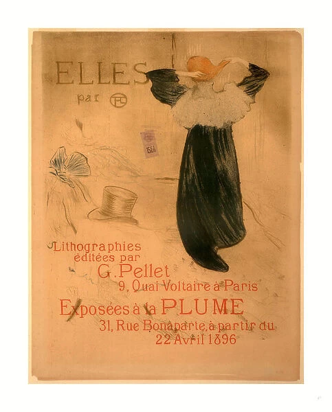Henri De Toulouse-lautrec, Poster For Elles, French, 1864 1901, 1896