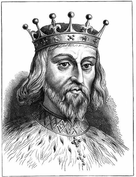 Henry II (1138-89) king of England from 1154. First Plantagenet king of England. Wood engraving