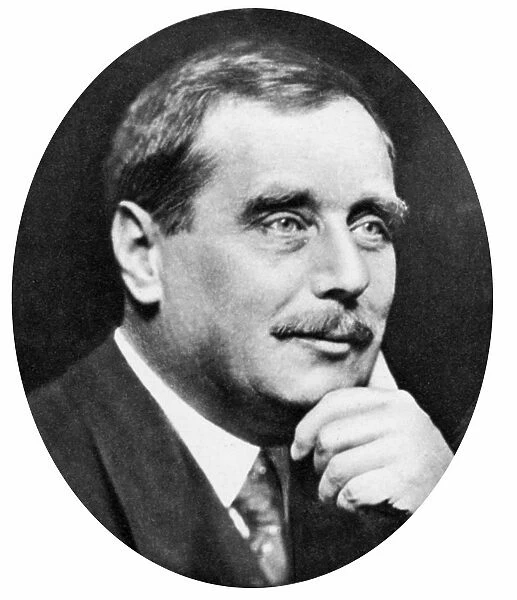 Herbert George Wells (1865-1946) British novelist, writer and popular historian. HG Wells c1925