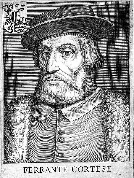 Hernando Cortez or Cortes (1485-1547) Spanish conquistador who conquered Mexico