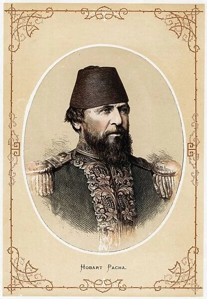 Hobart Pacha or Pasha: Augustus Charles Hobard-Hampden (1822-1886), c1880. English naval officer