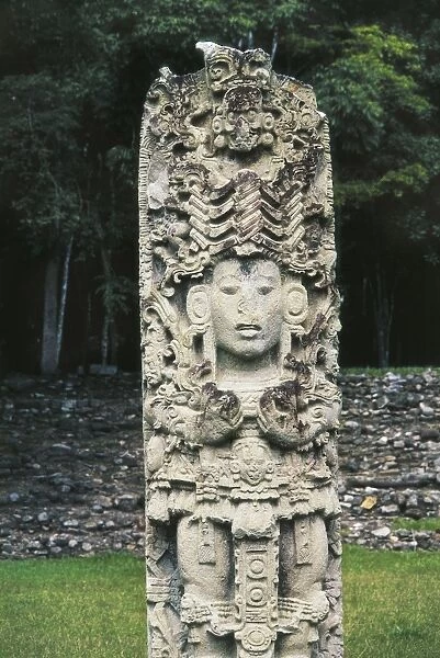 Honduras, Copan, Mayan Stele, Maya civilization