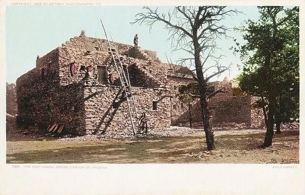 The Hopi House, Grand Canyon of Arizona Postcard. 1905, The Hopi House, Grand Canyon of Arizona Postcard