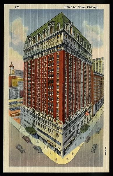 Hotel La Salle in Chicago. ca. 1938, Chicago, Illinois, USA, Hotel La Salle in Chicago