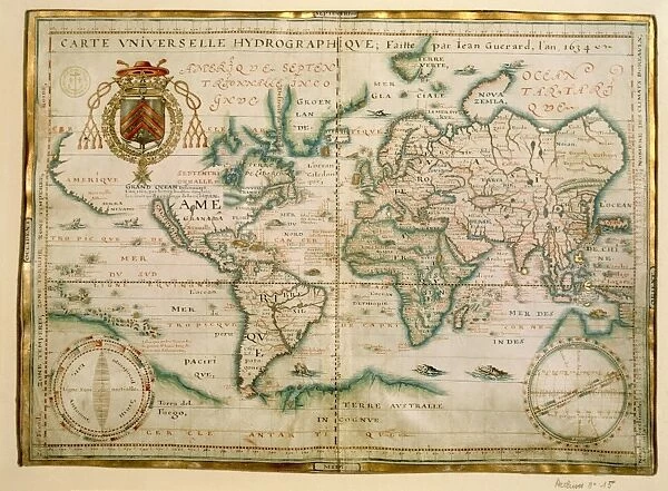 Hydrographic general map by Jean Guerard, 1634