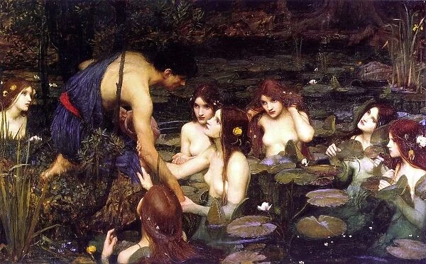 Hylas and the Nymphs, 1896. Oil on canvas. John William Waterhouse (1849-1917) English painter