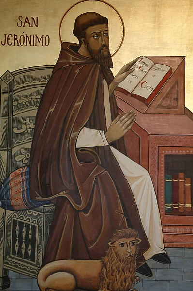 Icon depicting San Jeronimo