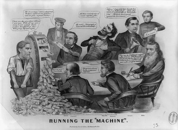 Illustration called Running the Machine 1828