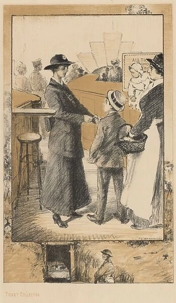 Illustration from London Underground World War I
