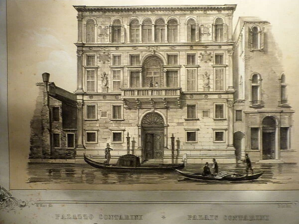 Illustration of the Palazzo Contarini