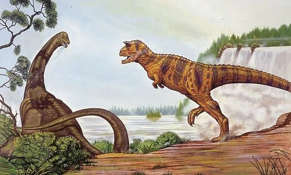 Illustration representing Carnotaurus