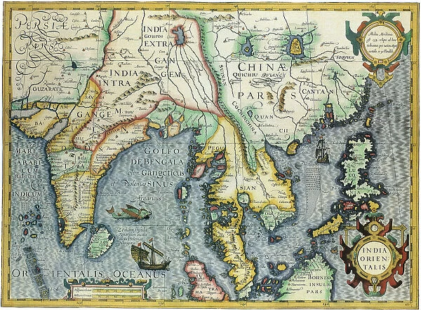 India Orientalis. Near East Map 1606