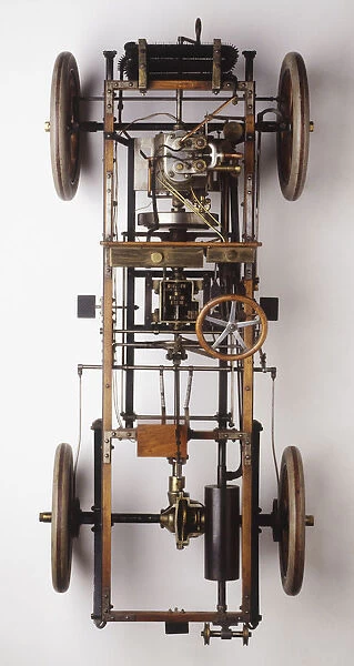 The innards of a 1904 automobile